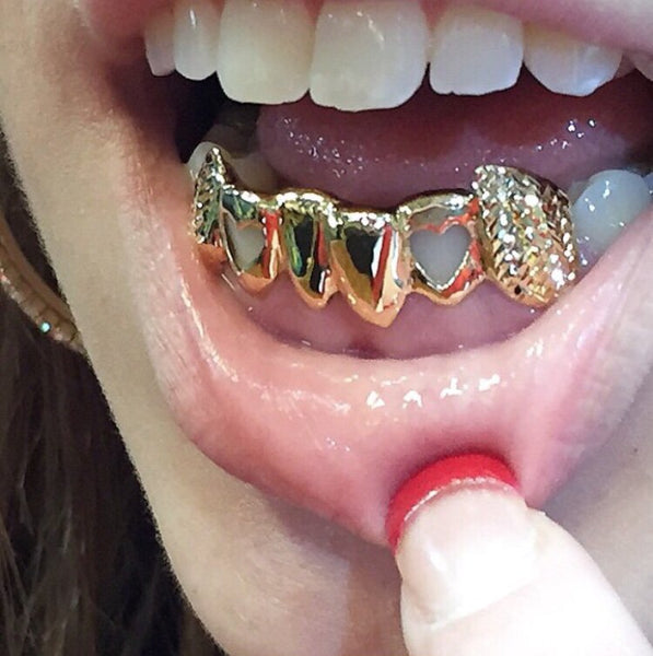 Heart Bottoms with Fangs (Sold as a Set)